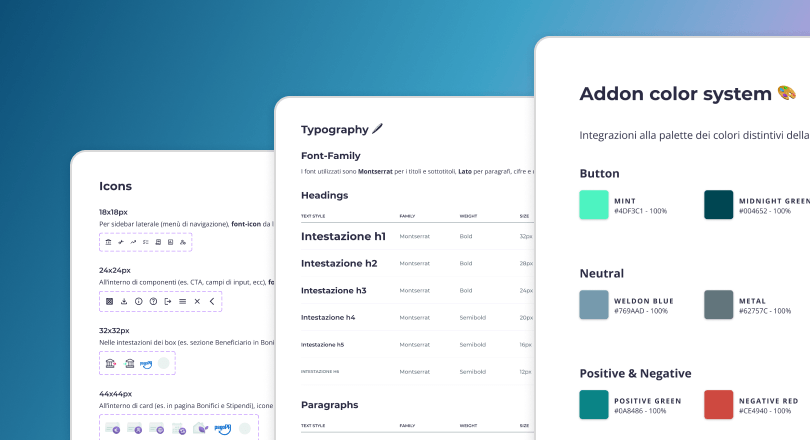 Foundation and UX/UI guidelines for the new corporate platform design system